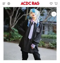 ACDC RAGエーシーディーシーラグ　 ムーンバーニードールズ シャツ　長袖