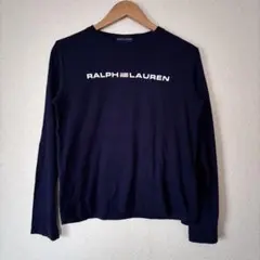 RALPH LAUREN 紺長袖Tシャツ 160 ラルフローレンロンTロンティー
