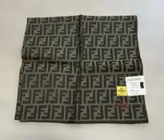 FENDI シルクコットン 大判ハンカチーフ 58cm スカーフ