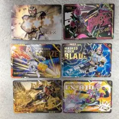 スクラッチカードダス　仮面ライダーシリーズvol.2　6枚セット