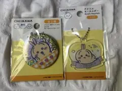 ちいかわ 兔子 徽章 壓克力鑰匙圈組