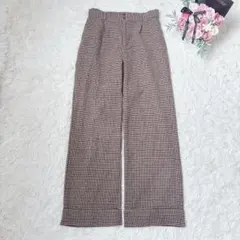 8743 レトロガール カジュアルパンツ レディース ボトム ストレート 可愛い