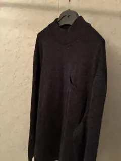 Y2K/ADOLFO DOMINGUEZ ダークグレー モックネックニット