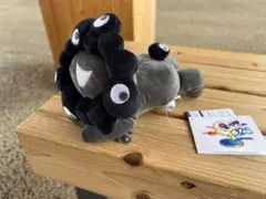 大阪関西万博 黒ミャクミャク マスコット ブラック　這い型　ぬいぐるみ S
