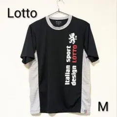 ​lotto ロット プラクティスシャツ Tシャツ M ブラック グレー ドライのサムネイル