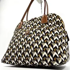 ✨激レア 美品✨ロベルタピエリ ボストンバッグ A4可 ナイロン レザー 茶