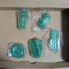 カプセルトイ 透明グリーン 5個セット