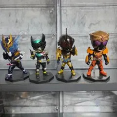 仮面ライダー デフォルメフィギュア 4体セットのサムネイル