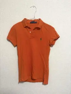 RALPH LAUREN THE SKINNY POLO オレンジ ポロシャツ