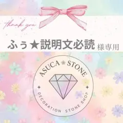 ふぅ★説明文必読様