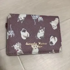Samantha Thavasa Petit Choice 猫柄 パスケース