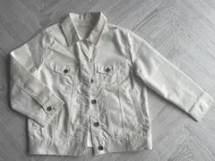 白デニムジャケット アウター