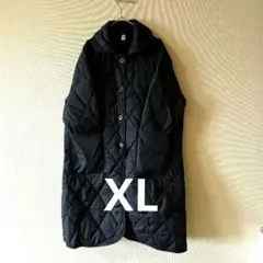黒キルティングダウンジャケット 軽量ロングコート 極暖お値引き❌