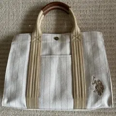 USポロアッスンのキャンバス トートバッグ