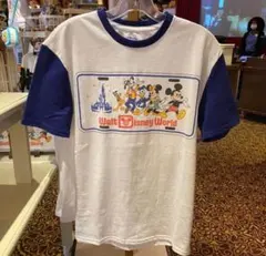 ⭐️ディズニーワールド ナンバープレート柄 Tシャツ　日本サイズLのサムネイル