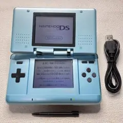 PE【清掃&動作確認済】Nintendo DS 初代 ターコイズブルー本体