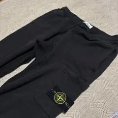 【美品】‼️ Stone Island ブラック ジョガーパンツ　スウェットパンツ