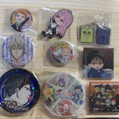 黒バス　黒子のバスケ　伊月俊　福井健介　葉山小太郎　缶バッジ　10点セット