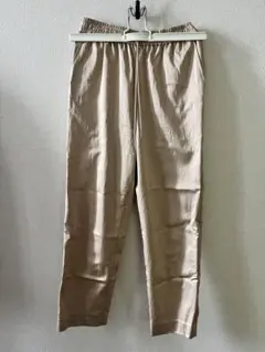 【BYユナイテッドアローズ】サテンパンツ-ライトピンク