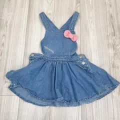 Hello Kitty futafuta デニム 원피스 95cm