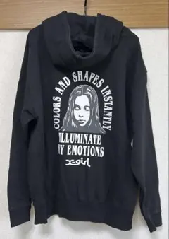 X-girl ARCH & FACE LOGO SWEAT HOODIEのサムネイル