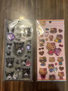 ハローキティ クロミ キラキララインストーンシール