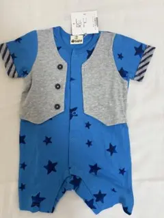 新品タグつき　e-baby ロンパース 70 星柄のサムネイル