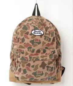 XLARGE Hardly Working バックパック カモフラージュ　迷彩のサムネイル