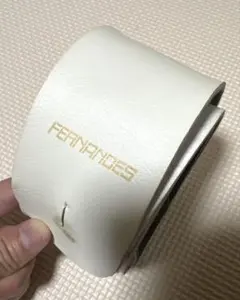 【送料無料】フェルナンデス ギターストラップ レザー 革 白