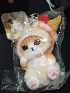 猫のぬいぐるみ アイスクリーム帽子付き mofusand　値下げ不可