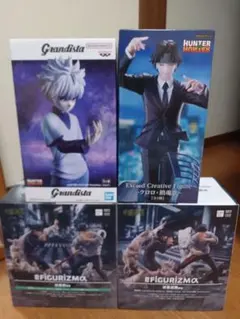 呪術廻戦伏黒２種、HUNTER×HUNTERキルア、クロロ2種セット