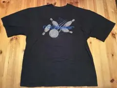 ROCAWEAR!ブラックTシャツ! ボーリングプリント!