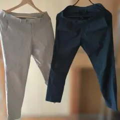 UNIQLO スラックス 薄生地　2色セット