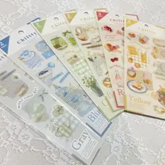 クーリア　Chiltty チルティシール全6種セット　シートシール　まとめ売り