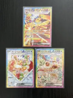 サンダースex　イーブイex　SAR まとめ売り　テラスタルフェスex