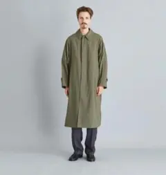 Steven Alan ステンカラーコート　オーリブ カーキ　極美品　表記L