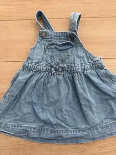 ほぼ未使用　baby gap デニムワンピース 12-18ヶ月