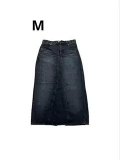 新品　UNIQLO デニムタイトスカート スリット入り