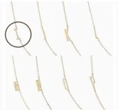 AJIRO アクセサリー ステンレス 【 I 】イニシャル ブレスレット