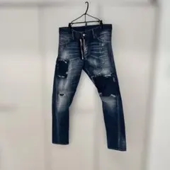 DSQUARED2 セクシーツイスト　48 ジッパー　ペイント加工のサムネイル