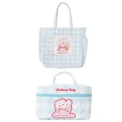 ちいかわベビー　マルチバッグ　マルチポーチ 育ててくれるんだって　ブルー