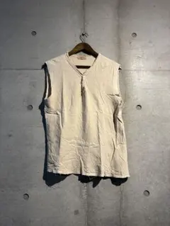 PABLO VINCI Damage waffle Tank Top 白 M PABLO VINCI Damage waffle Tank Top サイズS - メルカリ