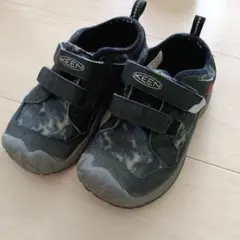 KEEN キッズ スニーカー 18cm ブラックのサムネイル