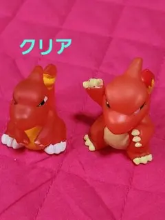 当時物ポケモンキッズ指人形 リザード(クリア)&リザード