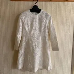 70年代 古着　レトロ アンティーク 昭和　ワンピースと上着のアンサンブル