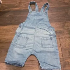 H&M デニムロンパース 12-18M 〜100cm