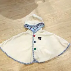 ミキハウス　ポンチョ　ケープ　コート