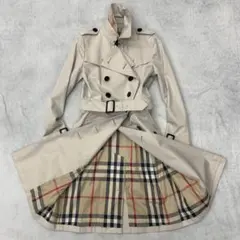 未使用級 バーバリーロンドン 希少 3WAY ロング&ショート トレンチコート