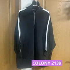 COLONY 2139 ブラックナイロンジャケット Fサイズ