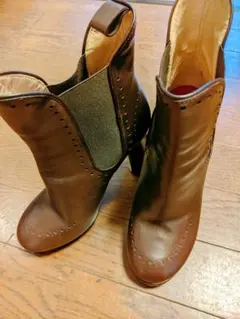 最終値下 BALLYブラウンレザーブーツ37中古美品